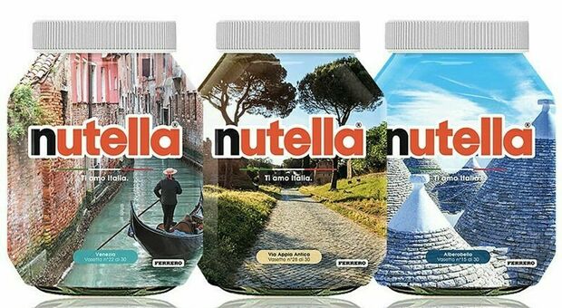 Nutella, ritorna l'edizione speciale «Ti amo, Italia»: sui vasetti le foto postate sui social