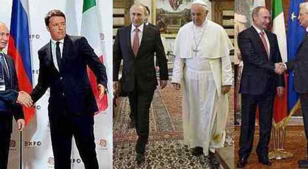 Putin all'Expo incontra Renzi: «Sanzioni alla Russia dannose per imprese italiane»