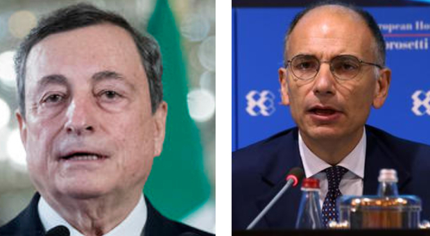 Mario Draghi e Gianni Letta