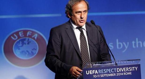 L'Uefa a Roma contro il razzismo, Platini: ​"Inaccettabili le parole di Tavecchio"