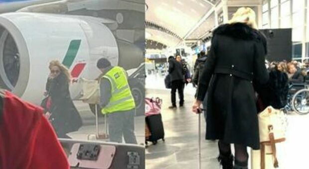 Valeria Marini e i “capricci” sul volo Palermo-Roma, la showgirl furiosa: «Mai urlato e sgomitato: è tutto falso. Sono stata diffamata»