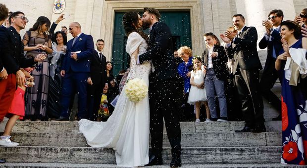 Lorella Boccia e Niccol Presta sposi le foto del matrimonio l abito