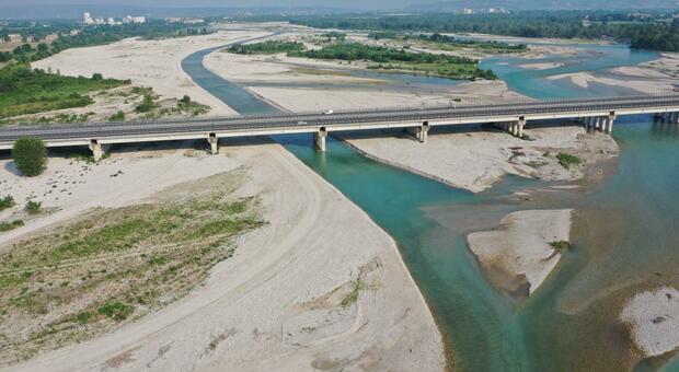 Il grande fiume respira: quadruplicata la portata di acqua nel Po