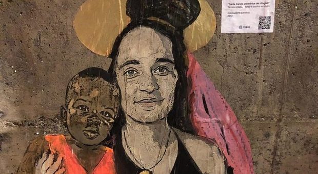 TvBoy, street art a Taormina: Camilleri, Mahmood e Rackete i nuovi murales dell'artista