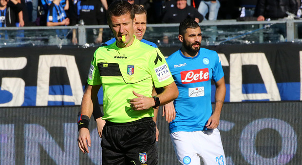 Inter-Napoli, fischia Orsato: l'arbitro della sconfitta con la Juve