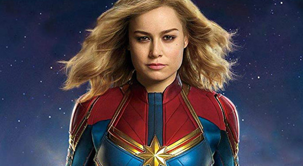 Brie Larsson in "Captain Marvel"