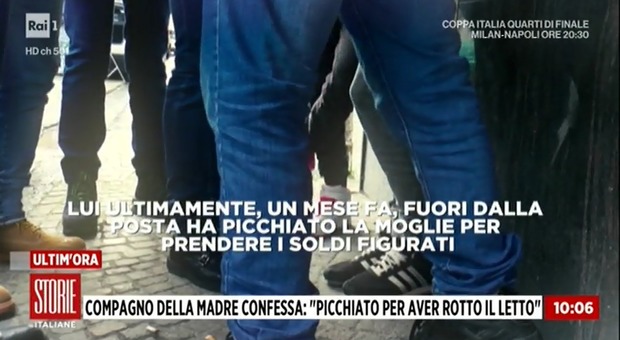 Bimbo ucciso a Cardito, un testimone a Storie Italiane: «Tony picchiava anche la moglie per prendergli i soldi»