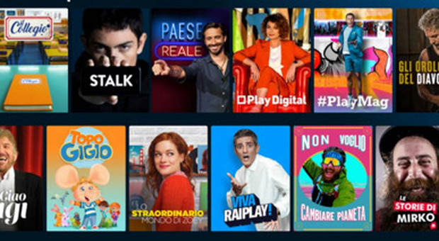 RaiPlay compie un anno, 16 milioni di utenti registrati e un palinsesto ricco