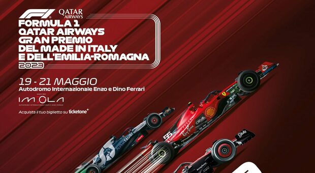 Il poster del Gran Premio di Imola