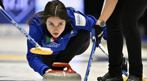 Stefania Constantini nel primo match dei Mondiali di Sandviken (Svezia) vinto dalle azzurre contro la Turchia