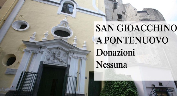 Art Bonus | Le donazioni per il complesso di San Gioacchino a Pontenuovo