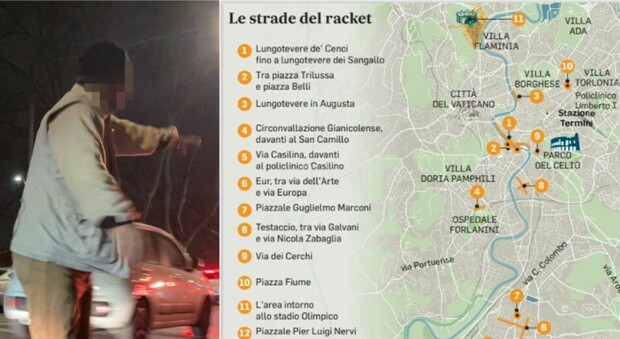 Roma, parcheggiatori abusivi assediano la città tra minacce e vetri spaccati: in arrivo la stretta