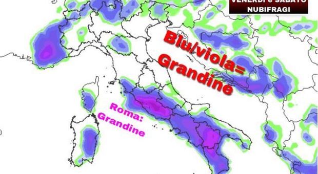 Meteo, dopo il grande caldo arrivano temporali e grandine: allerta anche a Roma