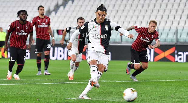 Ronaldo calcia il rigore che poteva sbloccare la partita: il pallone finisce sul palo
