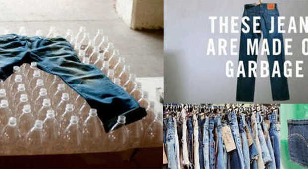 Levi's, i jeans diventano ecologici: il denim è ottenuto riciclando le bottiglie di plastica