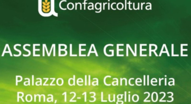 Roma, Assemblea generale di Confagricoltura il 12 e 13 luglio