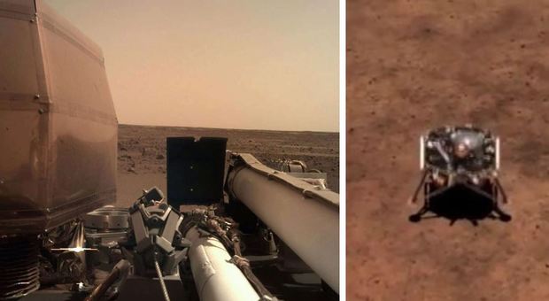 Nasa su Marte per la settima volta, ecco le prime foto di Insight