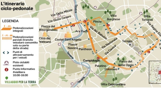Roma, domenica "Via libera" a ciclisti e runner: stop auto dal Centro all'Appia
