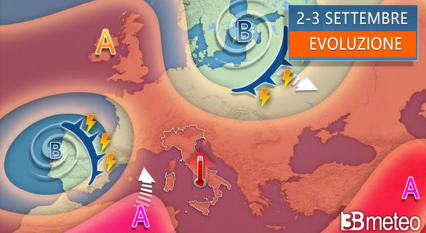 Anticiclone subtropicale sull'Italia, torna il caldo africano: punte di 35 gradi al Sud (e 34° anche a Roma)