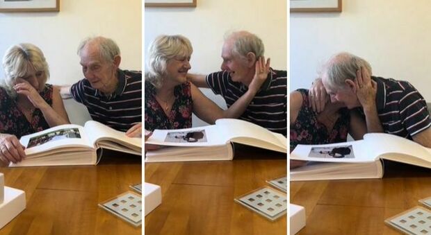 Nonno e nonna in lacrime al 52esimo anniversario di matrimonio: il regalo incredibile della nipote. Il video commuove tutti