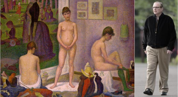 «Les Poseuses, Ensemble (Petite version)», di Georges Seurat , e Paul Allen