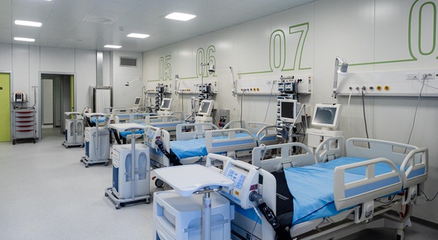 Un reparto di terapia intensiva a Perugia