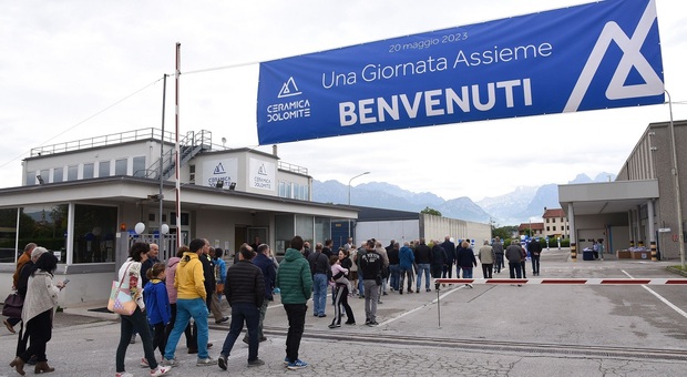 L'open day alla Ceramica Dolomite