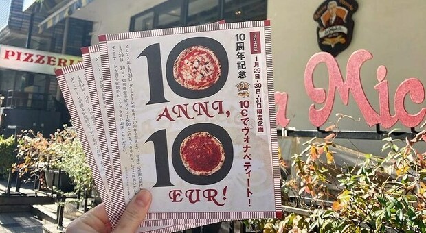 L'Antica Pizzeria Da Michele Tokyo Ebisu compie 10 anni: «Orgogliosi di questo traguardo»