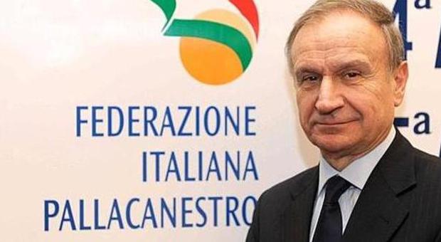 Il presidente Fip Petrucci premiato lunedì a Salerno