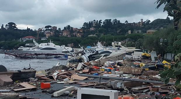Rapallo, strage di yacht al porto: danneggiata anche barca Berlusconi
