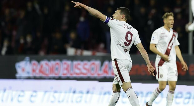 Il Torino torna alla vittoria (1-0) e inguaia la Salernitana. Belotti decisivo su calcio di rigore