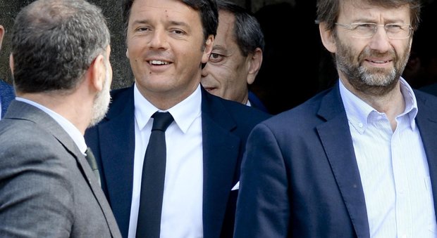 Matteo Renzi e Dario Franceschini