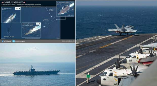 La portaerei Eisenhower lascia il Golfo Persico e punta le coste yemenite. «Pronto un attacco contro gli Houthi armati dall'Iran»