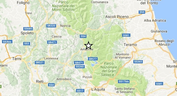 Continua a tremare il Centro Italia Nuova scossa di magnitudo 3.5