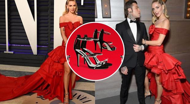 Chiara Ferragni star agli Oscar, i suoi sandali personalizzati già sold-out
