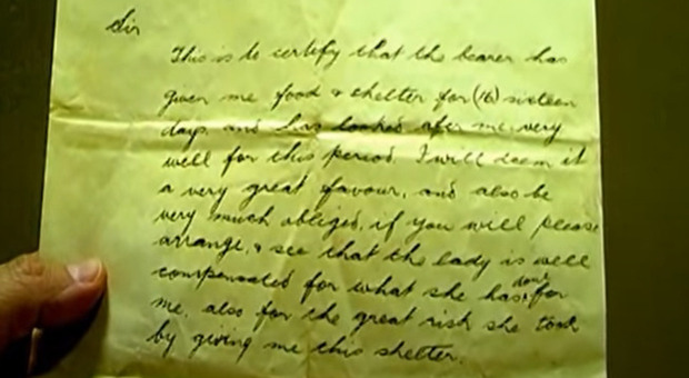 Scrive dal campo di prigionia al padre: la lettera arriva a destinazione 78 anni dopo