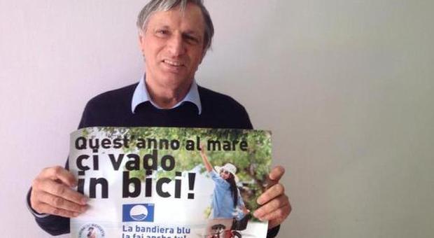 Don Ciotti ha aderito alla campagna di Latina in bicicletta