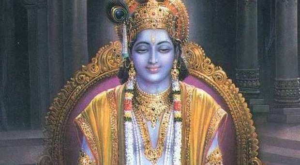 Raffigurazione della divinità indiana Krishna