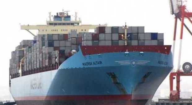 "Maersk Altair" arriva in Porto: è la nave più grande entrata in Adriatico