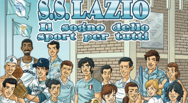 Inno della Roma a scuola, alla Caterina Usai le copie del fumetto sulla storia della Lazio