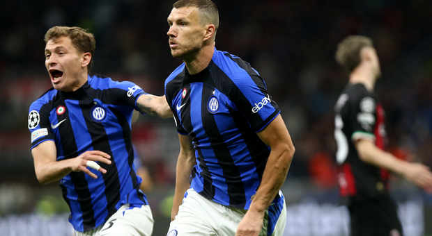 Milan-Inter 0-2, euroderby a tinte nerazzurre. Le pagelle: Calabria sbaglia, Theo delude. Dzeko sontuoso, Calha c'è