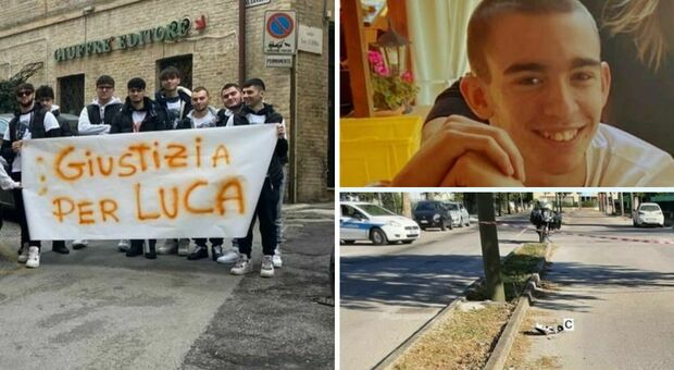 Morto in moto a 18 anni, sit-in degli amici: «Giustizia per Luca, riaprite le indagini»
