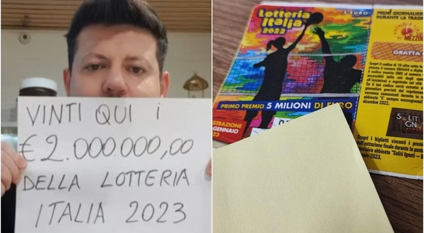 Lotteria Italia, vinti a Fonte Nuova 2 milioni di euro. Il titolare della pasticceria: «Il fortunato non si è ancora fatto vivo»
