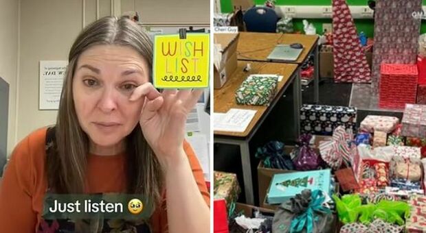 Insegnante legge i desideri degli studenti in un video, il web si commuove e acquista regali di Natale per oltre 900 ragazzi