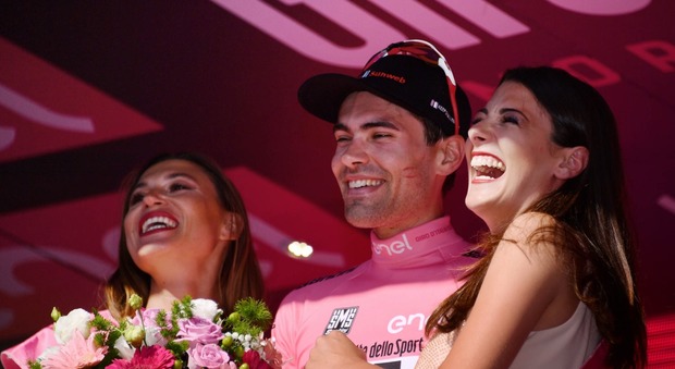 Giro d'Italia, Tom Dumoulin:«Difenderò la maglia rosa e voglio portarla fino a Milano»