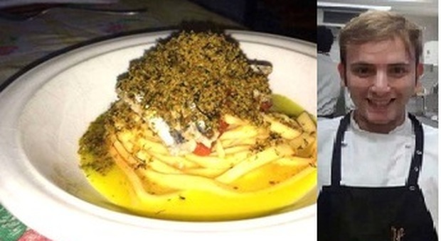 #iorestoacasa, "Pasta, sarde e muddica turrata al finocchietto" dello chef Giuseppe Merlino