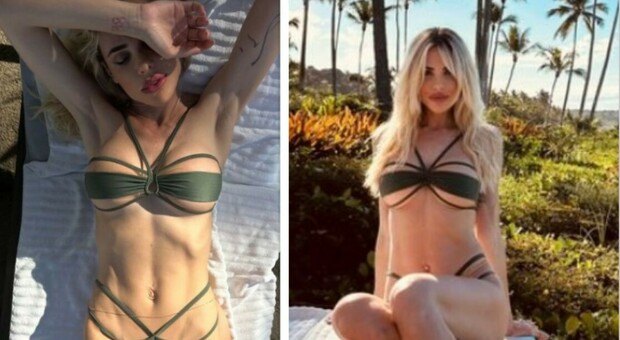 Ilary Blasi in vacanza super sexy: il bikini hot con i laccetti in vista fa impazzire i fan