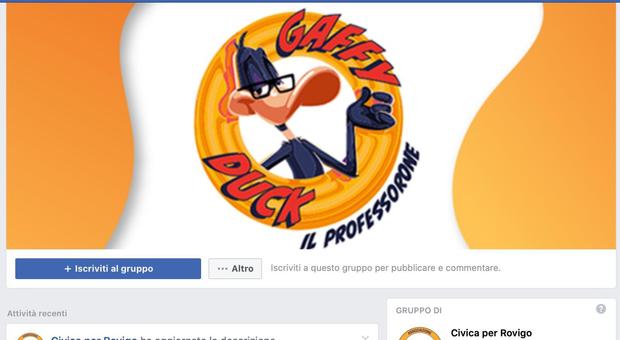 La pagina Facebookl creata dal sindaco Gaffeo e dal suo staff di comunicazione