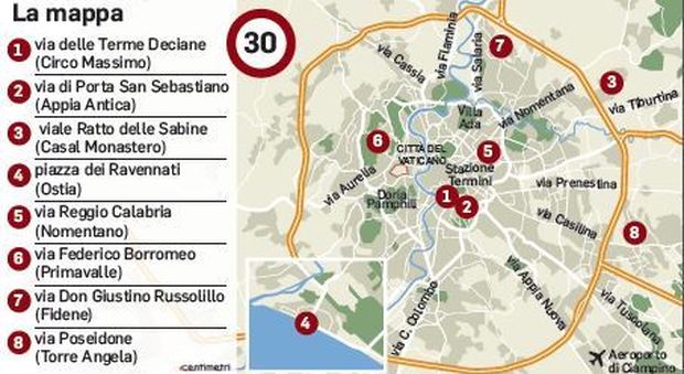 Roma, scuole e ingressi pericolosi: arrivano le zone 30 all'ora