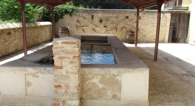 L'antico lavatoio di Rocca Sinibalda
